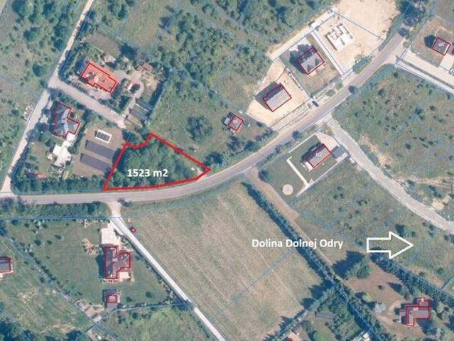 Działka budowlana z możliwością 2 wjazdów