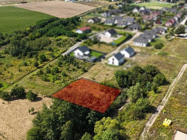 Działka budowlana z drzewami owocowymi w Szydłowie