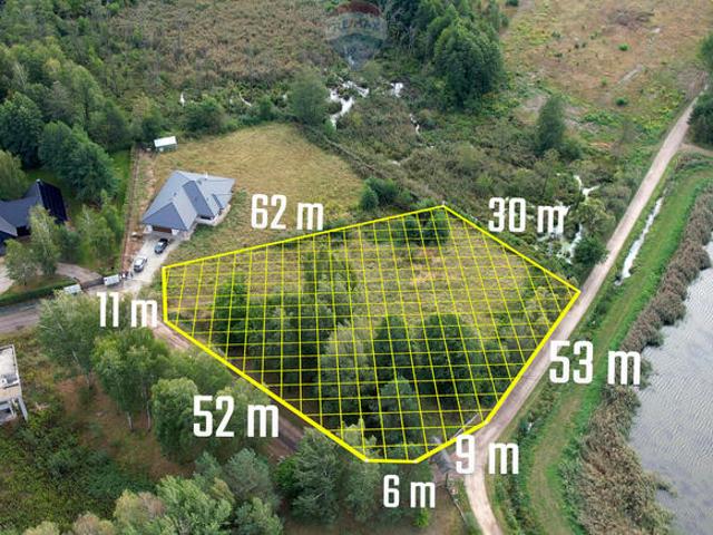DZIAŁKA 3808m2 Z WZ/NATURA/STAW– 40 KM OD WARSZAWY