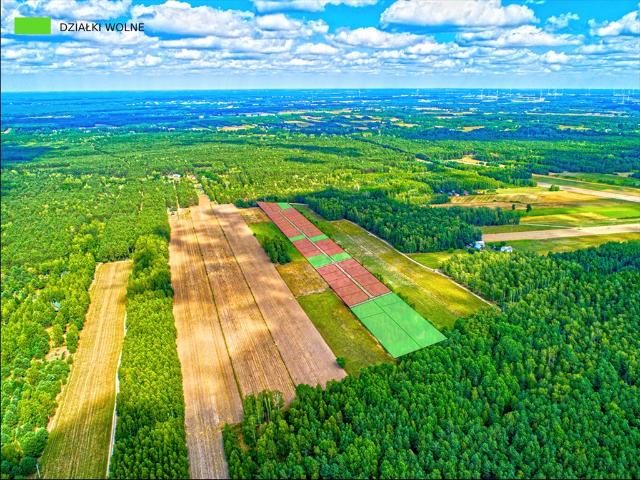 Działka budowlana z lasem, 3548 m², blisko Warszawy