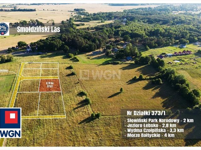 Działka budowlana z widokiem na wydmy, 1500 m2, Smołdziński Las