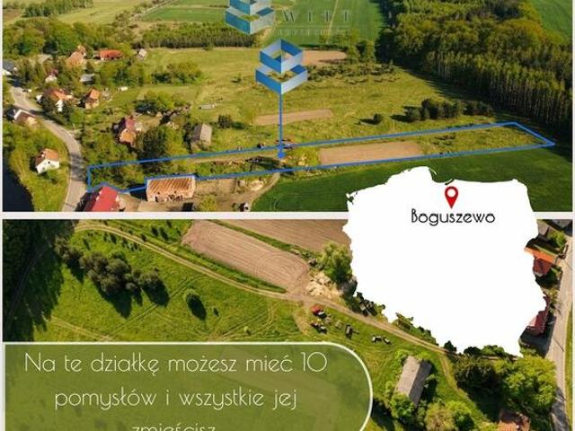 Działka budowlana Boguszewo gm. Miłomłyn