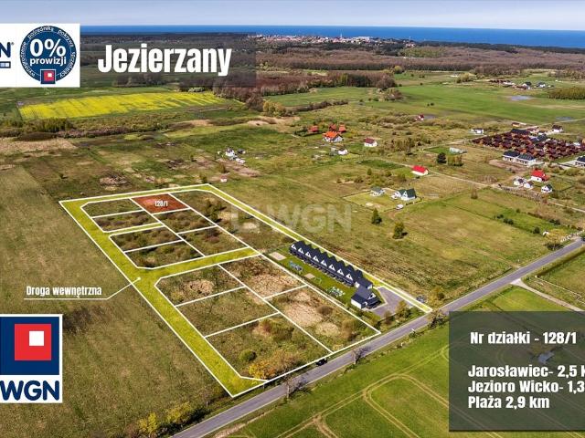 Działka budowlana blisko morza i jeziora w Jezierzanach