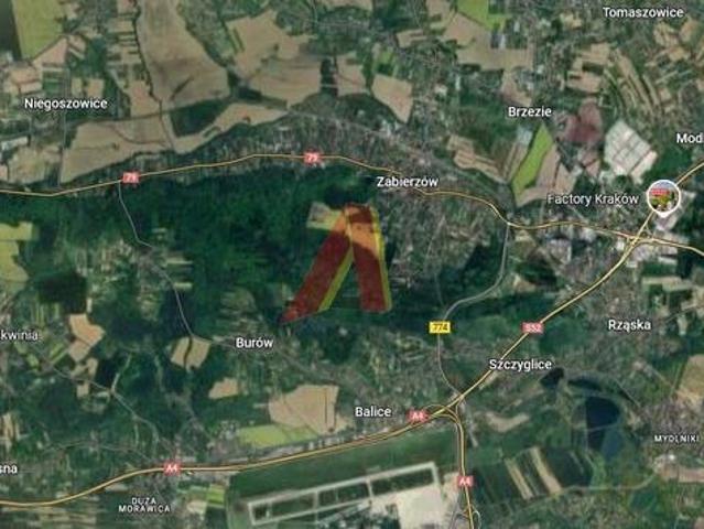 Działka budowlana Brzoskwinia gm. Zabierzów, Leśna