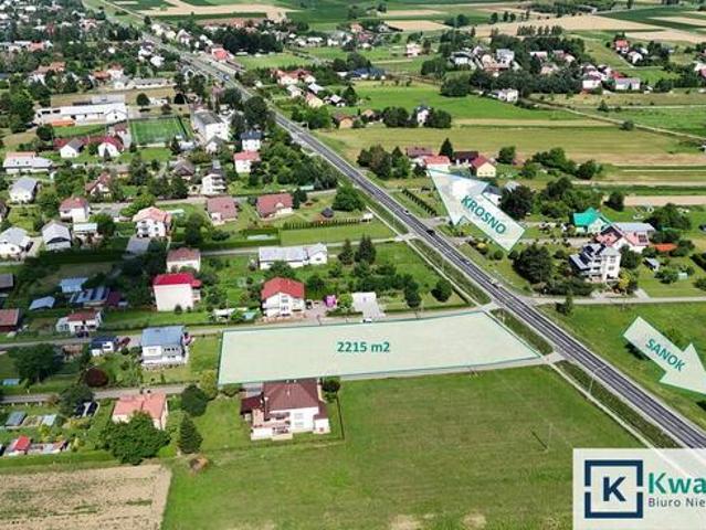 Działka budowlana Długie gm. Zarszyn, Sanocka