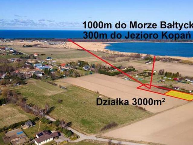Działka budowlana Kopań gm. Darłowo