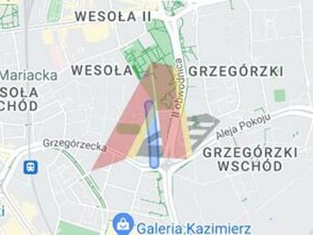 Działka budowlana Kraków Śródmieście, Grzegórzki, Rondo Kotlarskie