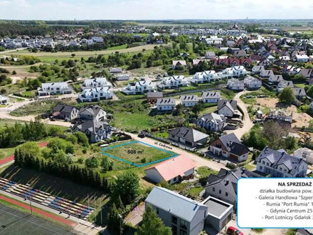Działka budowlana Mosty gm. Kosakowo, Cedrowa