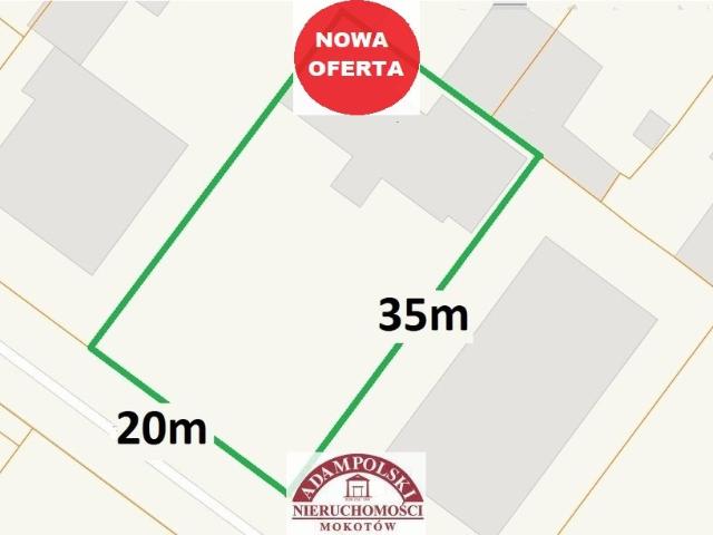 Działka budowlana na Gocławku z mediami i infrastrukturą polecam