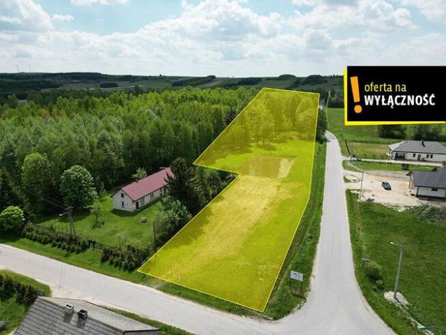 Działka budowlana Podlesko gm. Krasocin