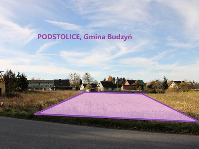 Działka budowlana Podstolice gm. Budzyń