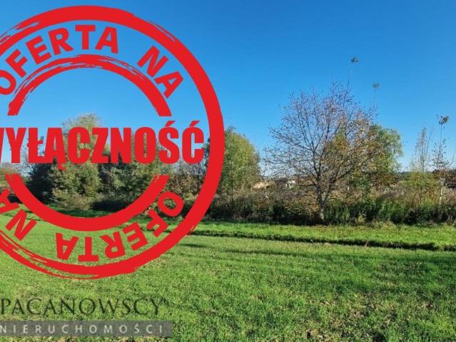 Działka budowlano usługowa 16,37 ara, media, linia zabudowy