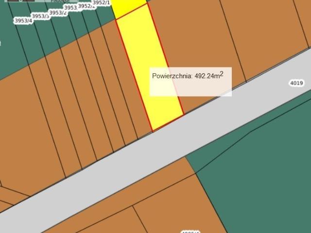 Działka budowlano leśna z lasem i mediami, Ogrodzieniec