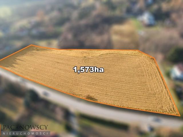Działka budowlano rolna 15 730 m2 z mediami i możliwością zabudowy