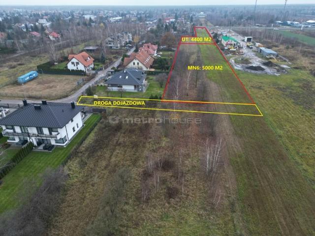 Działka, Dziekanów Polski, Kolejowa, 9444.00 m², sprzedam działkę