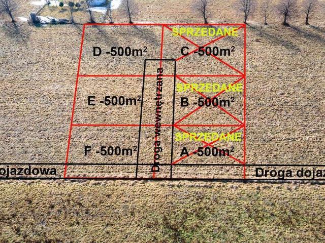 Działka, Gleźnowo, 500.00 m², sprzedam działkę