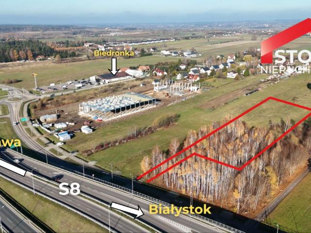 Działka inwestycyjna 5997 m² przy asfaltowej drodze