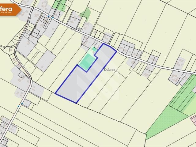 Działka inwestycyjna 5,43ha z planem pod osiedle domów
