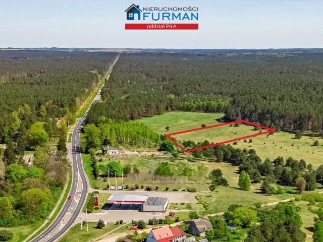 Działka inwestycyjna 6800 m² pod usługi i handel