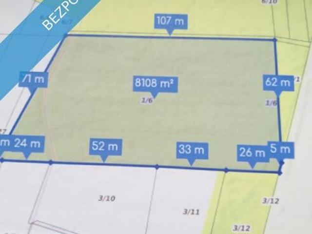 Działka inwestycyjna 8108m² Lublin,ul.Mełgiewska