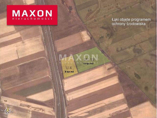Działka inwestycyjna 13 538 m² z możliwością zabudowy i usług