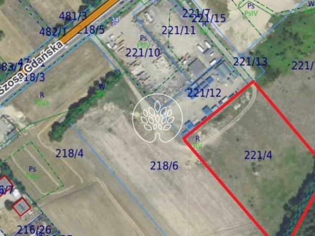 Działka inwestycyjna 10 593 m² przy S5 – Żołędowo