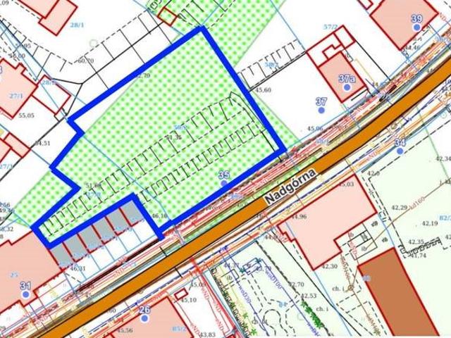 Działka inwestycyjna 1414 m² w centrum Grudziądza