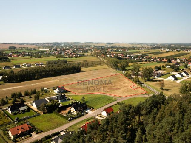 Działka inwestycyjna 14 282 m² pod usługi i zabudowę