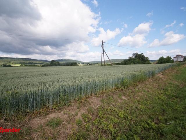 Działka inwestycyjna 19,15 arów przy drodze asfaltowej