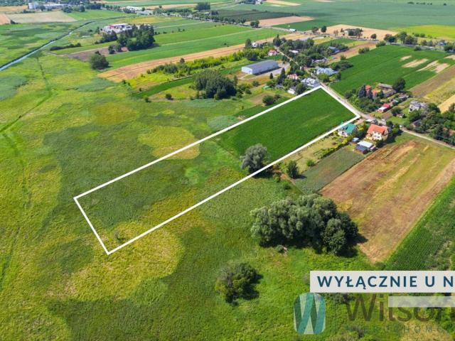 Działka inwestycyjna 1,67 ha z mediami, pod zabudowę
