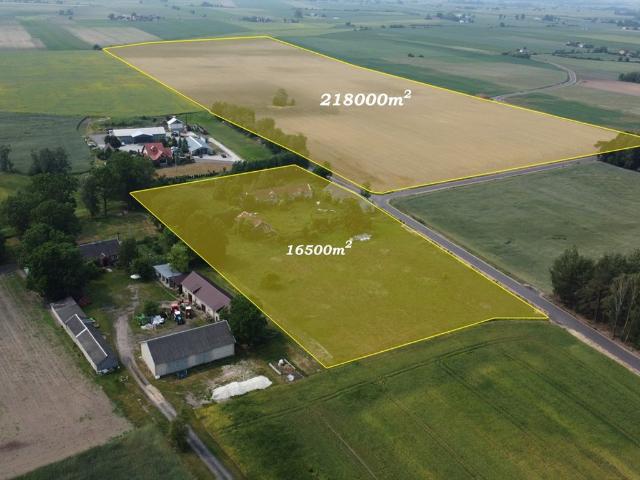 Działka inwestycyjna 23,45 ha w Cywinach Wojskie zapraszam