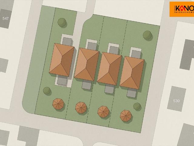 Działka inwestycyjna 3342 m² pod domy jednorodzinne