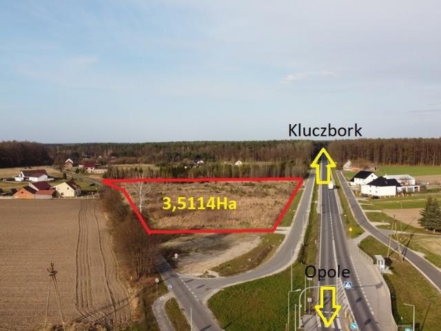 Działka inwestycyjna 35 ha pod przemysł i usługi