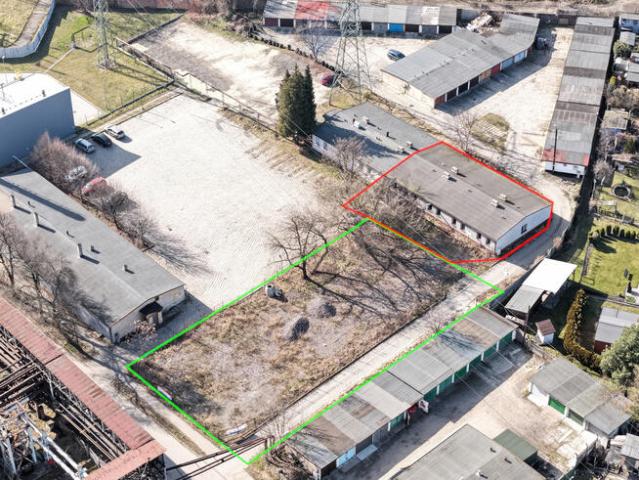 Działka inwestycyjna z budynkiem 1742 m²