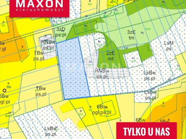 Działka inwestycyjna z złożem piasku i żwiru 2,68 ha
