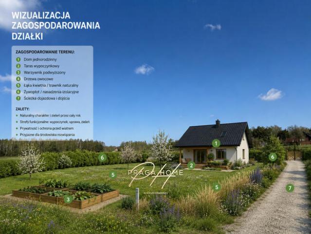 Działka inwestycyjna Ostrów Kania gm. Dębe Wielkie