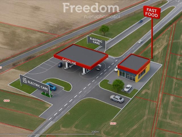 Działka inwestycyjna przy DK46 – Grabin, 1,27 ha