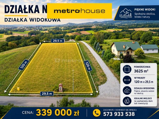 Działka, Kombornia, 3625.00 m², sprzedam działkę