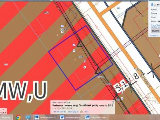Działka komercyjna 1MW,U w Poniatowej na sprzedaż
