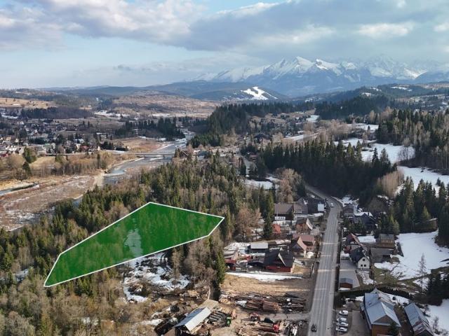 Działka leśna 4 986 m² w Bukowinie Tatrzańskiej
