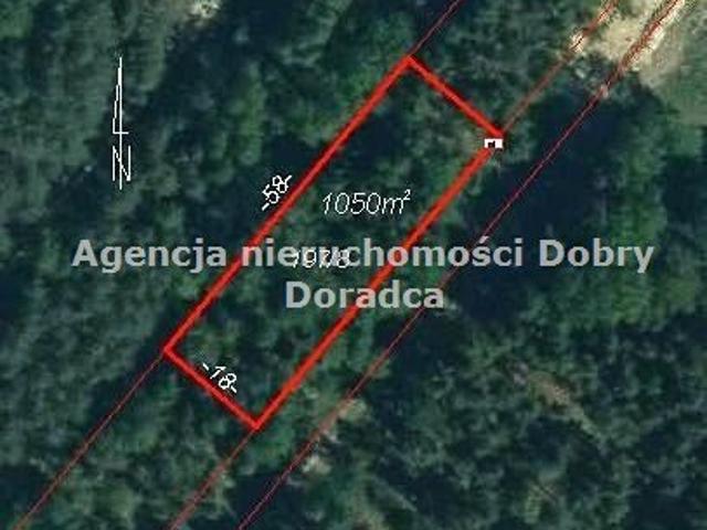 Działka leśno budowlana 1050 m² w Ojrzanowie polecam!