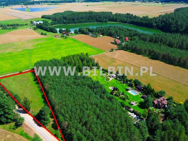 Działka letniskowa nad jeziorem w Berżałowcach 4676 m2