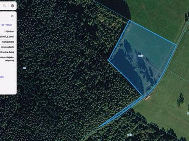 Działka Piorunka 16,33ha