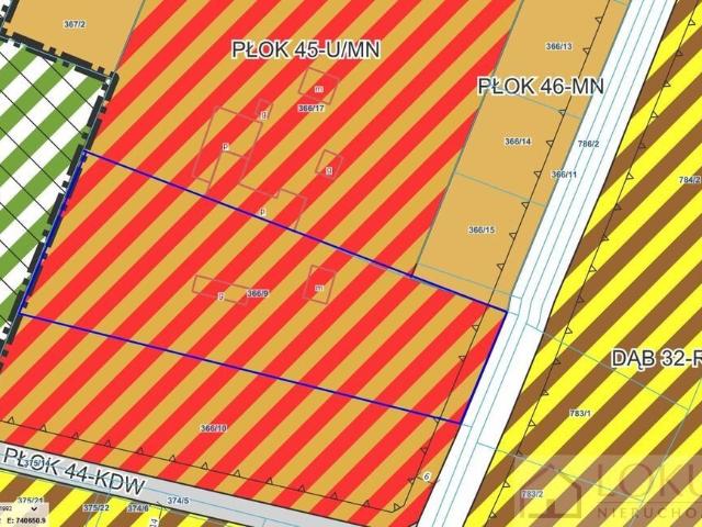 Działka pod usługi i zabudowę mieszkaniową w Płouszowicach