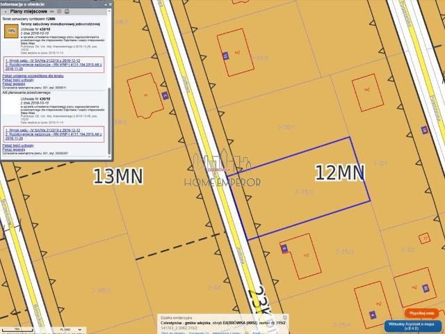 Działka pod zabudowę mieszkaniową z mediami, 1000 m²