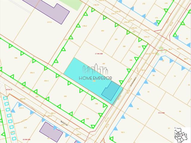 Działka pod zabudowę mieszkaniową, 1209 m², Praga Południe