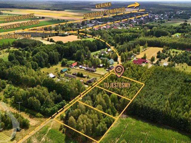 Działka pod zabudowę z lasem i dużą przestrzenią