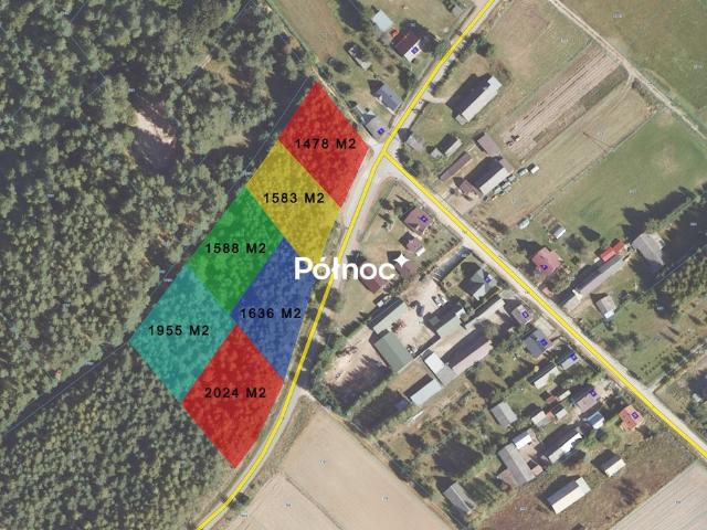 Działka pod zabudowę z wodociągiem i światłowodem