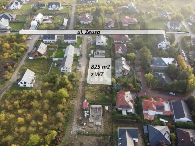 Działka pod bliźniaka w Mierzynie, 825 m², pozwolenie