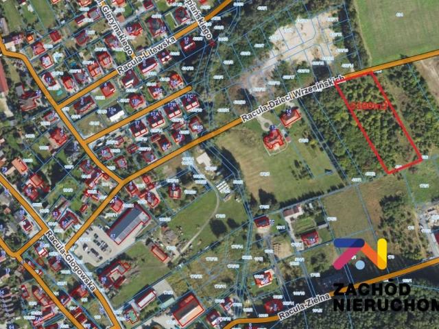 Działka pod domy jednorodzinne w Raculi, uzbrojona, 5100 m2